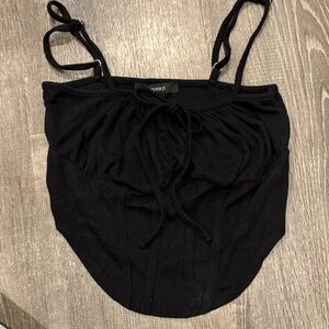 Forever 21 Black Ribbed Camisole